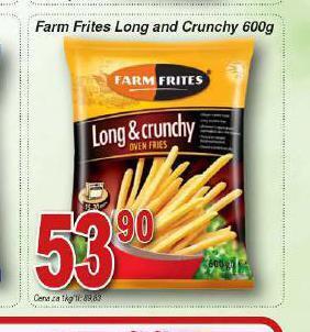 Lidl Farm frites long and crunchy nabídka