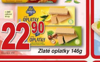 Lidl Zlaté oplatky nabídka