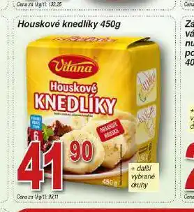 Lidl Houskové knedlíky nabídka