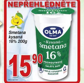Lidl Olma smetana kysaná 16% nabídka