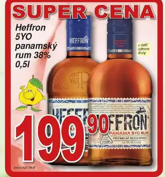 Lidl Heffron 5yo panamský rum nabídka