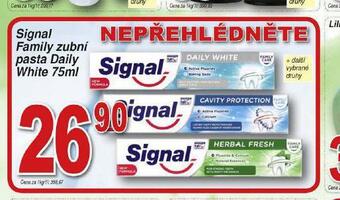 Lidl Signal zubní pasta nabídka