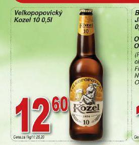 Lidl Pivo velkopopovický kozel 10 nabídka