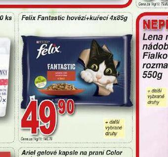 Lidl Felix fantastic kapsičky pro kočky nabídka