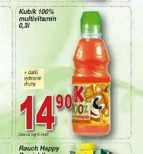 Lidl Kubík 100% multivitamín nabídka