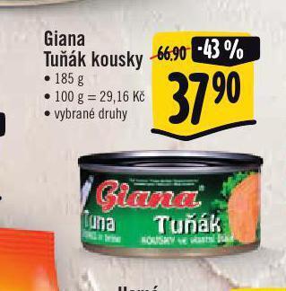 Jip Giana tuňák kousky nabídka