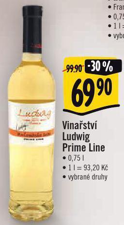 Jip Vinařství ludwig prime line nabídka