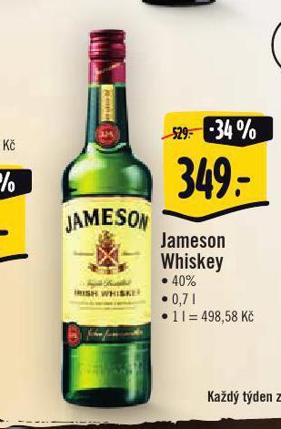 Jip Jameson whiskey nabídka
