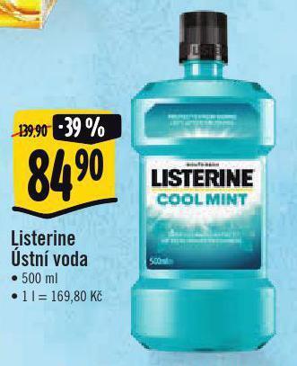 Jip Listerine ústní voda nabídka