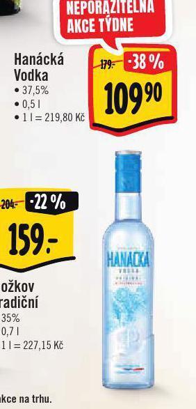 Jip Hanácká vodka nabídka