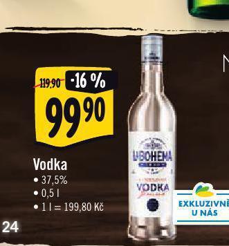 Jip Vodka nabídka