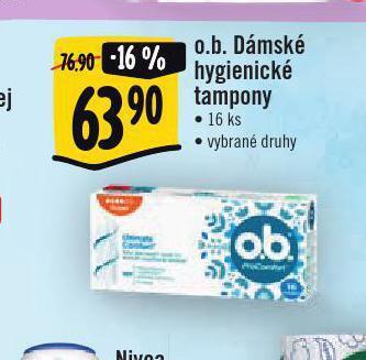 Jip O. b. tampony nabídka