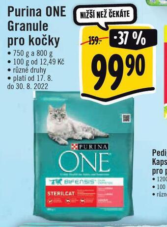 Jip Purina one granule pro kočky nabídka