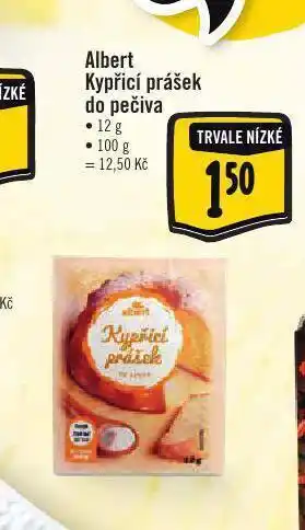 Albert Kypřicí prášek do pečiva nabídka