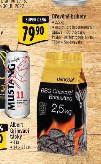 Albert Dřevěné brikety nabídka