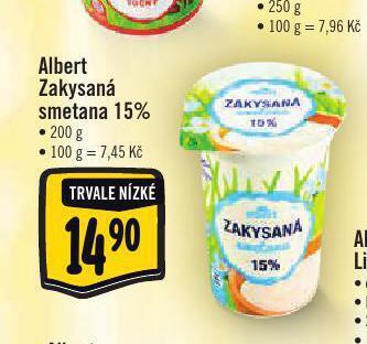 Albert Zakysaná smetana nabídka