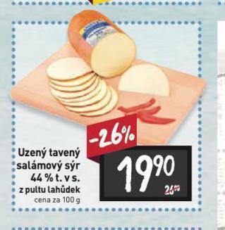 Billa Uzený tavený salámový sýr nabídka