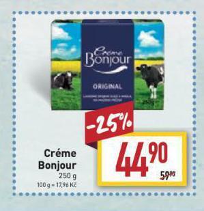 Créme bonjour