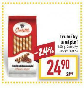 Billa Trubičky s náplní nabídka