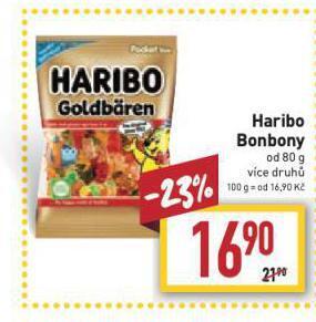 Billa Haribo bonbony nabídka