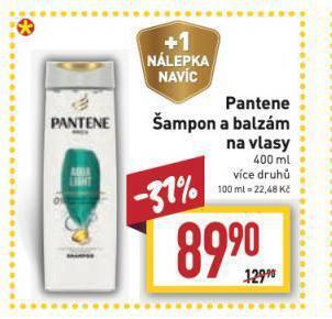 Billa Pantene šampon na vlasy nabídka