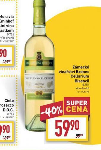 Billa Zámecké vinařství bzenec nabídka