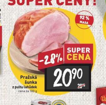 Billa Pražská šunka nabídka