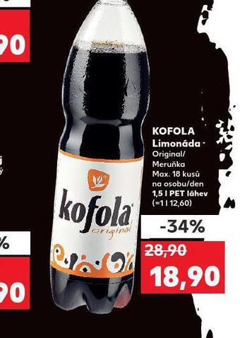Kaufland Kofola nabídka