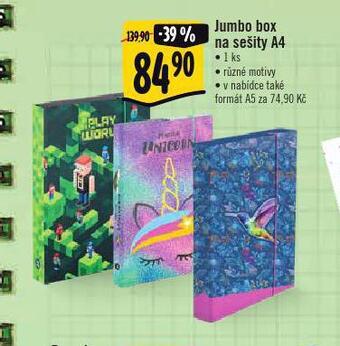 Albert Box na sešity a4 nabídka