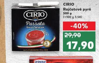 Kaufland Cirio rajčatové pyré nabídka