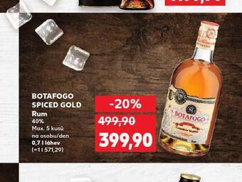 Kaufland Botafogo spiced gold rum nabídka