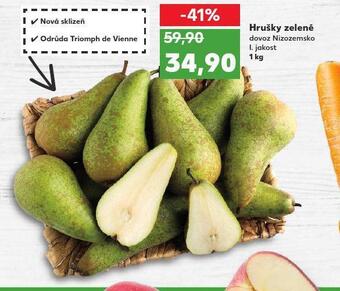 Kaufland Hrušky zelené nabídka