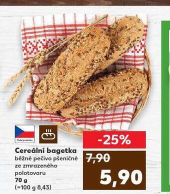 Kaufland Cereální bagetka nabídka