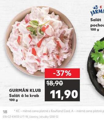 Kaufland Salát á la krab nabídka