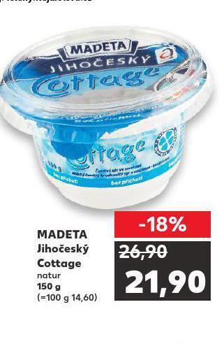 Kaufland Madeta jihočeský cottage nabídka