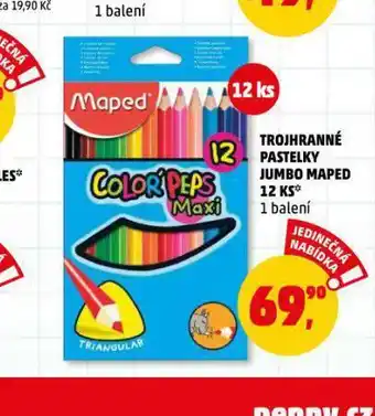 Penny Market Trojhranné pastelky nabídka