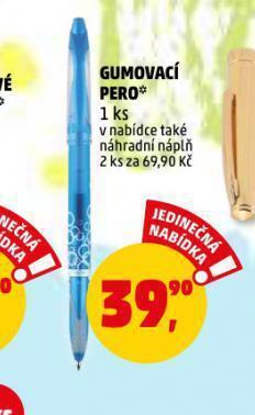 Penny Market Gumovací pero nabídka
