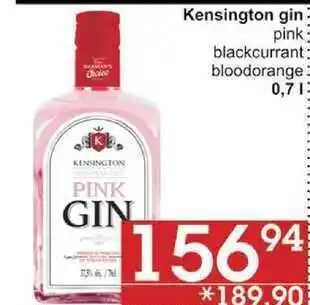 Kensington gin pink, 0,7 l