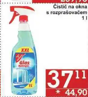 Jip Čistič na okna s rozprašovačem, 1 l nabídka