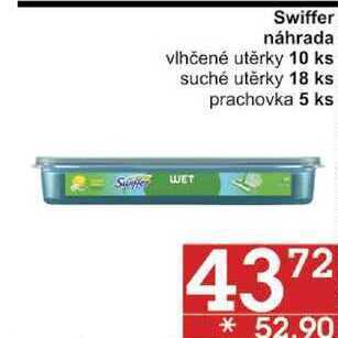 Jip Swiffer náhrada vlhčené utěrky, 10 ks nabídka