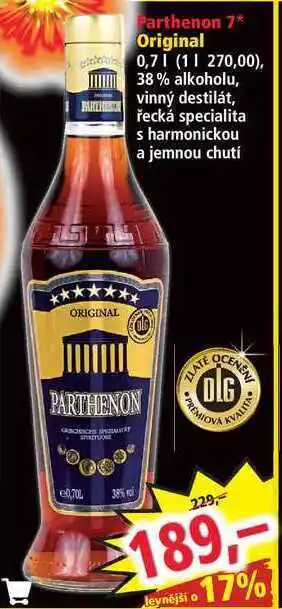 Norma Parthenon 7* original 0,7 l nabídka
