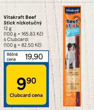 Tesco Vitakraft beef stick nízkotučný 12 g nabídka