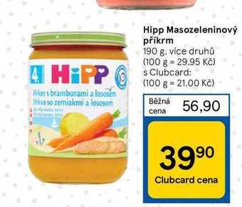 Tesco Hipp masozeleninový příkrm 190 g nabídka