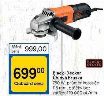 Tesco Black+decker úhlová bruska 750 w nabídka