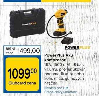 Tesco Powerplus aku kompresor nabídka