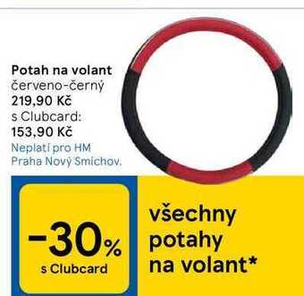 Tesco Potah na volant červeno-černý nabídka