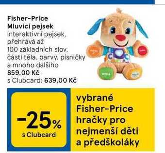 Tesco Fisher-price mluvící pejsek nabídka