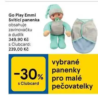 Tesco Go play emmi svítící panenka nabídka