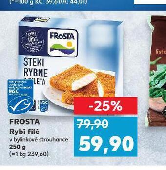 Kaufland Frosta rybí filé nabídka
