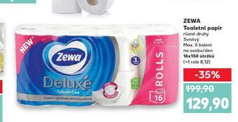 Kaufland Zewa deluxe toaletní papír nabídka
